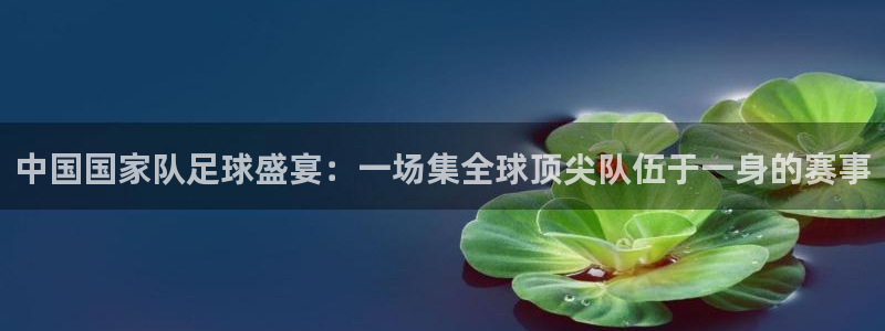 九游体育官网入口：中国国家队足球盛宴：一场集全球顶尖队伍于一